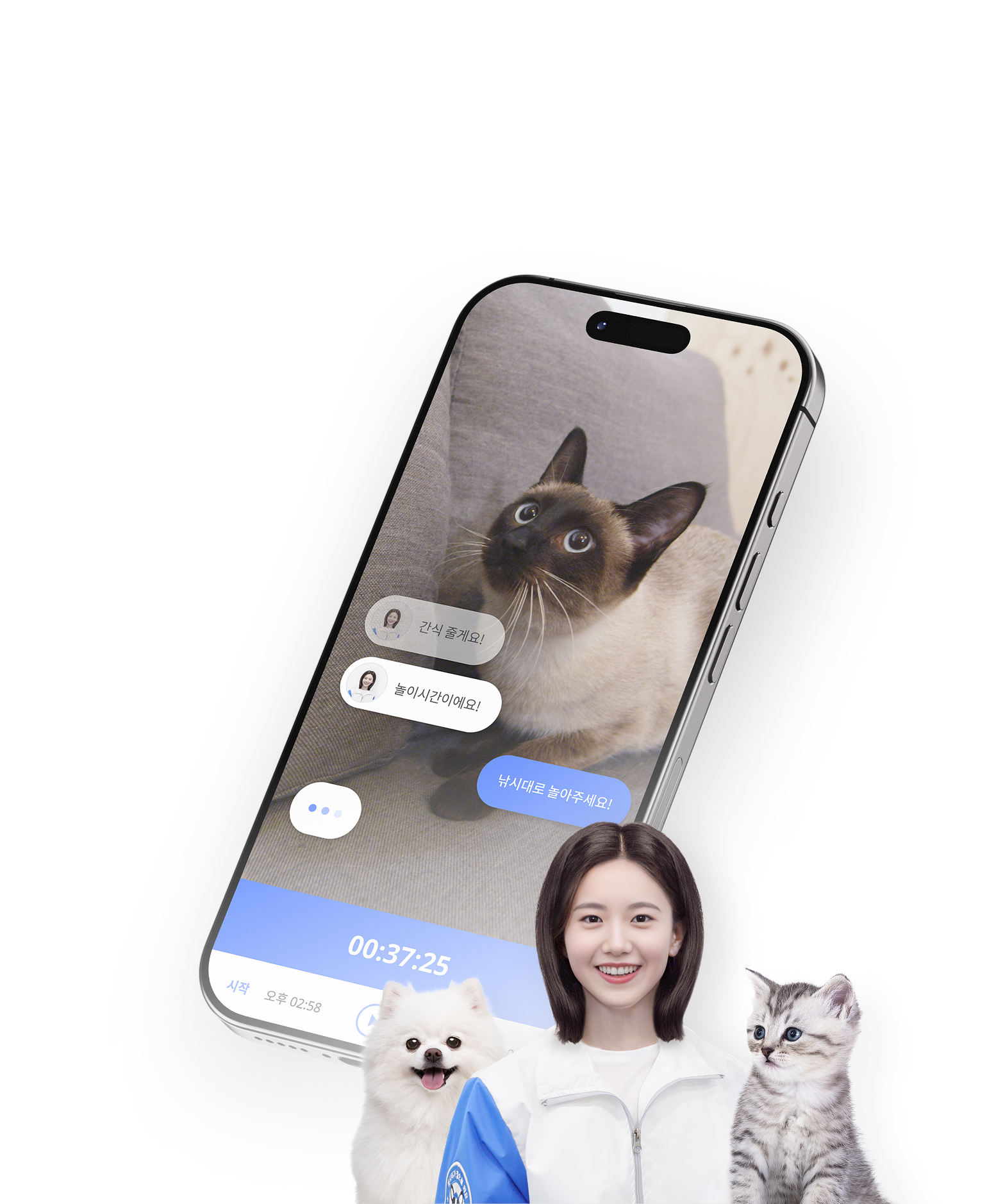 와요 방문 펫시터 앱 LIVE캠